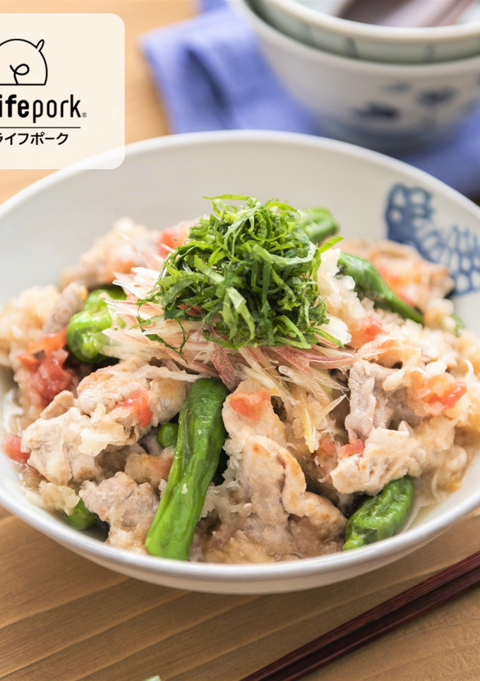 さっぱり食べられる！豚肉の梅風味みぞれ煮-レシピのメイン写真