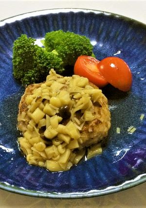 【給食】森の幸ハンバーグ-レシピのメイン写真