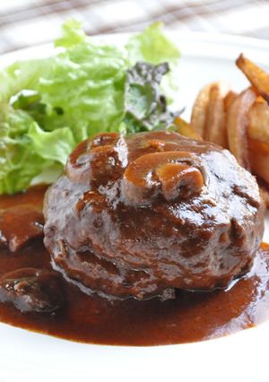 がっつり食べたい☆煮込みハンバーグ-レシピのメイン写真