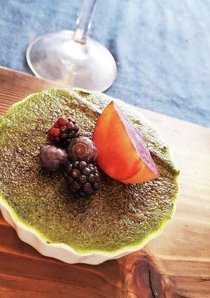 抹茶の白あんブリュレ-レシピのメイン写真