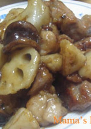とろとろもっちり♪れんこんと鶏のソテー-レシピのメイン写真