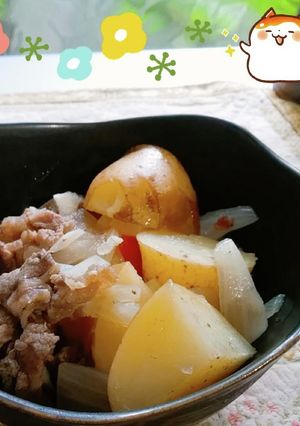 夏のほくほくトマト肉じゃが-レシピのメイン写真