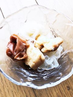 夏にピッタリ!冷やし白滝の梅煮-レシピのメイン写真