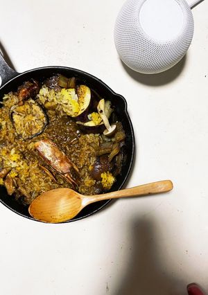 #着飾る恋　風改良有頭エビのスープカレー-レシピのメイン写真