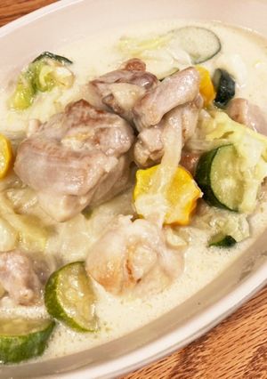 野菜たっぷり☆鶏モモのクリーム煮-レシピのメイン写真