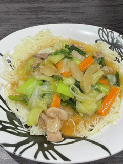 余ったそうめんでかた焼きあんかけそうめん-レシピのメイン写真
