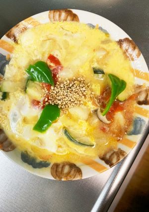 根菜チクワミニトマト味スペイン風オムレツ-レシピのメイン写真