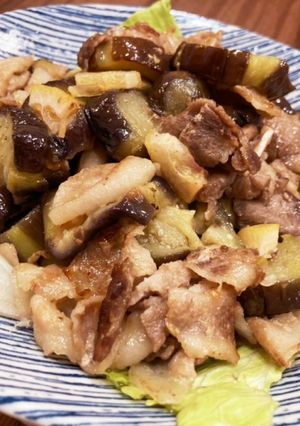 後味爽やか♪茄子と豚肉のレモン炒め-レシピのメイン写真