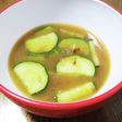 きゅうりと納豆の味噌汁