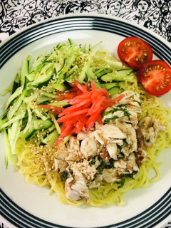 梅肉でサッパリ!アレンジ冷やし中華-レシピのメイン写真