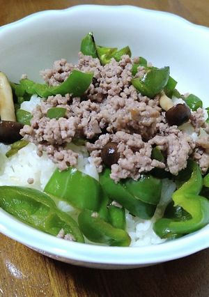 ピーマン丼-レシピのメイン写真