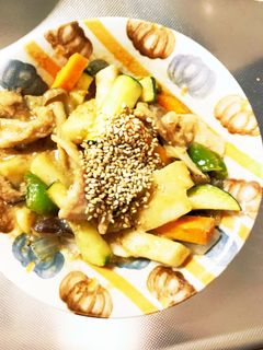 簡単味噌炒め味豚こま大根青椒肉絲風-レシピのメイン写真
