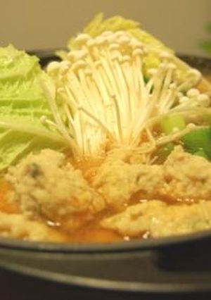 もちもち美味しい鶏だんご（鍋、スープ用）-レシピのメイン写真