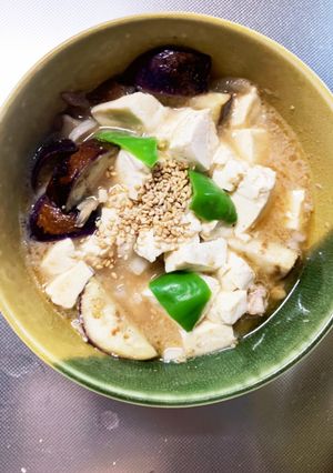 豚こまさっぱり梅の照り煮味麻婆豆腐茄子-レシピのメイン写真
