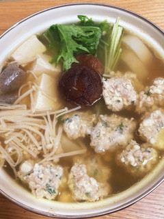 簡単大葉の鶏団子鍋-レシピのメイン写真