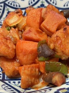 簡単揚げ焼き かじきの酢豚風-レシピのメイン写真