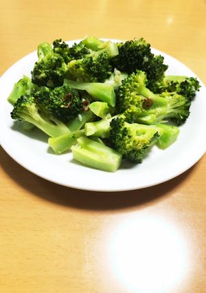 プライパンでブロッコリーペペロンチーノ-レシピのメイン写真