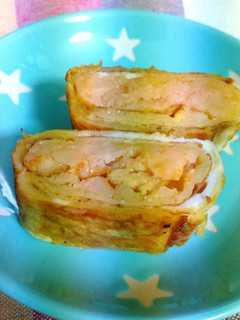 タラモサラダ入り卵焼き-レシピのメイン写真