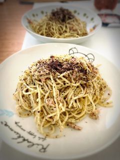 簡単和えるだけ!ゆかりツナパスタ^_^-レシピのメイン写真