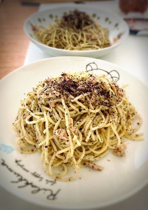 簡単和えるだけ！ゆかりツナパスタ^_^-レシピのメイン写真