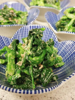 業務スーパーで一品!菜の花のわさび和え-レシピのメイン写真