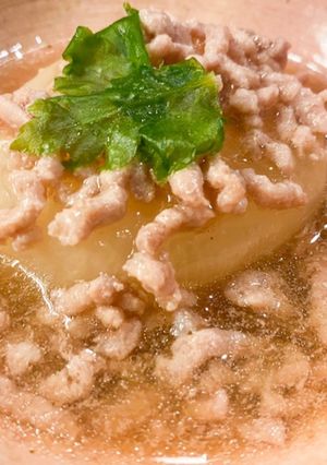 柔らか大根のそぼろ餡掛け-レシピのメイン写真