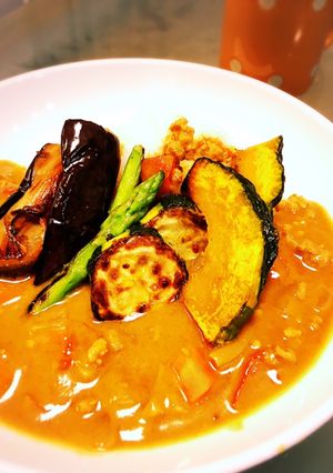 夏野菜カレー（焼き野菜）-レシピのメイン写真