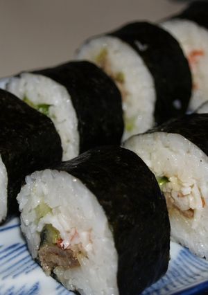 ～余ったおかずで～　簡単巻き寿司-レシピのメイン写真