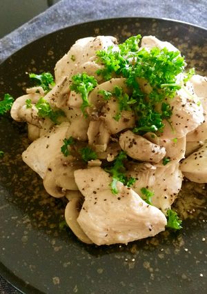 鶏肉マッシュルーム♩-レシピのメイン写真