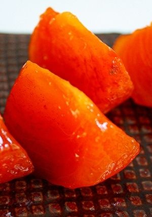 熟した柿で上品な1品♪美味しい氷菓-レシピのメイン写真