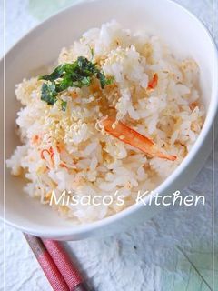 簡単!かに缶の炊き込みご飯♪-レシピのメイン写真