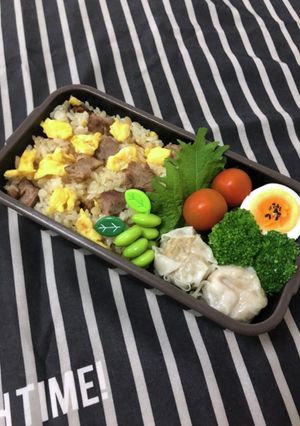 男子高校生弁当7/30チャーハン弁当-レシピのメイン写真