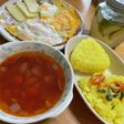 ミニトマトとサラミでミネストローネ