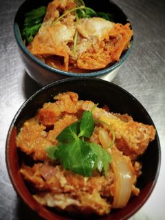 豚かつシェアのミニかつ丼❨(@≧↺≦@❩-レシピのメイン写真