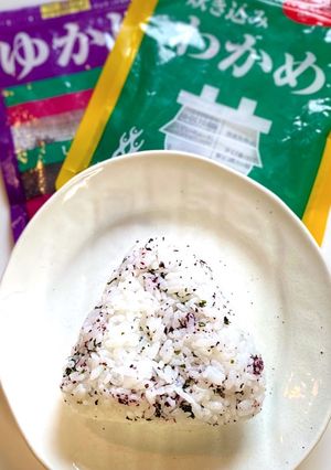 わかめとゆかりのおにぎり-レシピのメイン写真