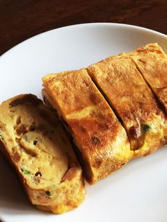 ふわとろ!納豆のだし巻き卵【お弁当にも】-レシピのメイン写真