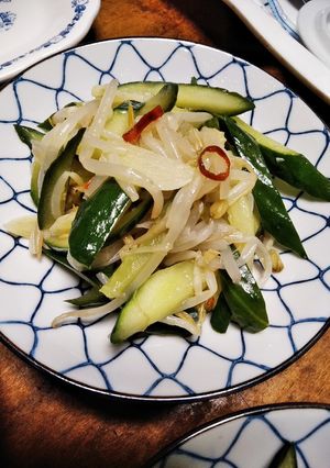 きゅうり と もやしの炒めもの-レシピのメイン写真