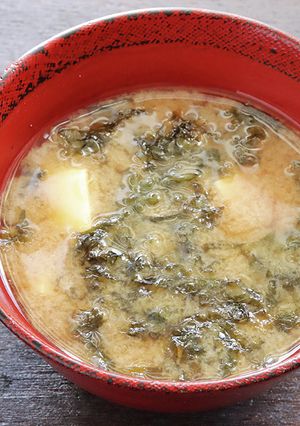 岩のりと豆腐の味噌汁-レシピのメイン写真