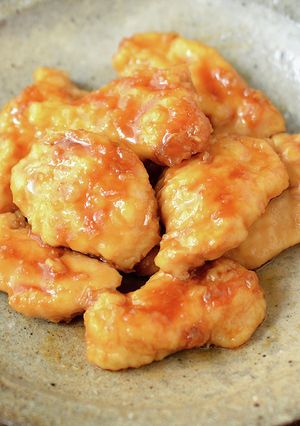 レンチンで簡単☆鶏むね肉のやわらか照り煮-レシピのメイン写真