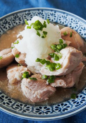 62℃鉄分補給ジューシー鶏ももみぞれ和え-レシピのメイン写真
