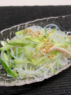 簡単サラダチキンde春雨サラダ-レシピのメイン写真