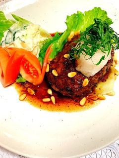 マカ入り和風おろしハンバーグステーキ-レシピのメイン写真