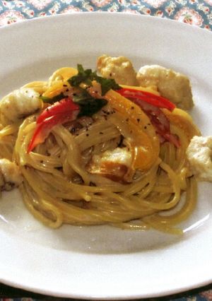 あんこうのクリームパスタ-レシピのメイン写真