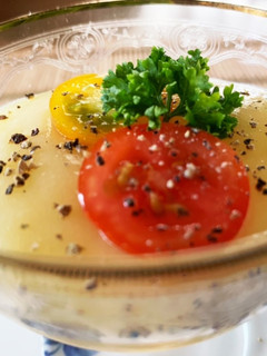 冷製☆じゃがいものピュレとコンソメジュレ-レシピのメイン写真