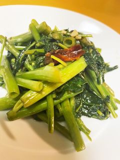 簡単美味♡空芯菜のポン酢炒め-レシピのメイン写真