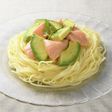 サーモンとアボカドの冷製パスタ