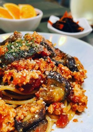 なすのミートソースパスタ★-レシピのメイン写真
