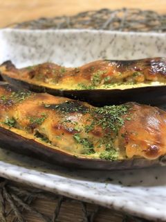 【丸ごと茄子のぶりグラタン】-レシピのメイン写真