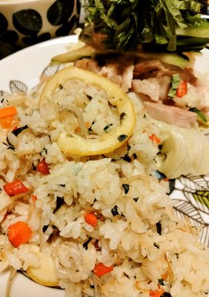 【フライパン一つで】ネコむレモンライス-レシピのメイン写真