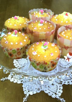 あま~い香りのキャラメル風味カップケーキ-レシピのメイン写真